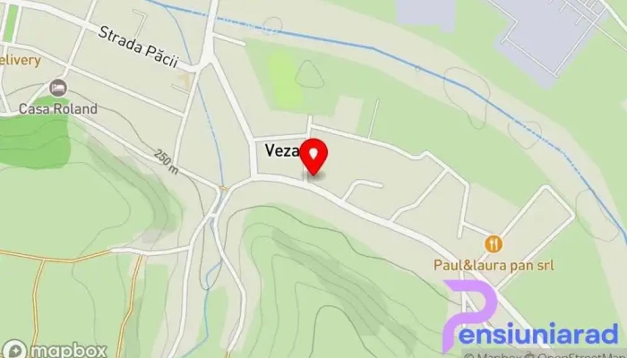 hartă a Veza  în Veza