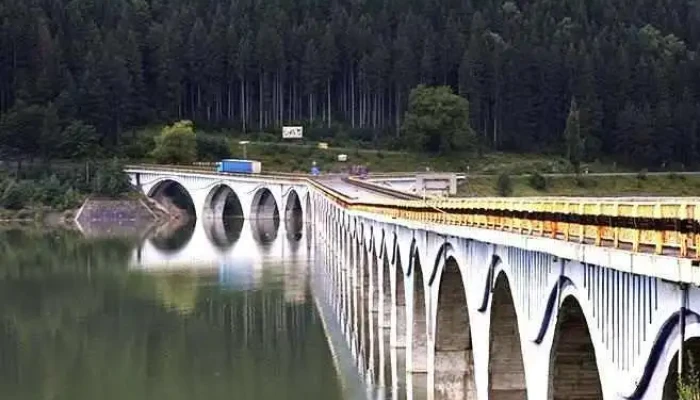 Viaduct Poiana Teiului -  Padure - Poiana Teiului