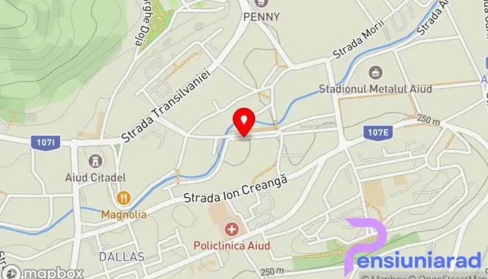 hartă a Victoria Hotel în Aiud