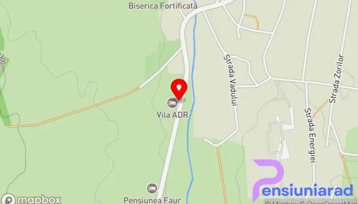 hartă a Vila ADR Bed & Breakfast în Petrești