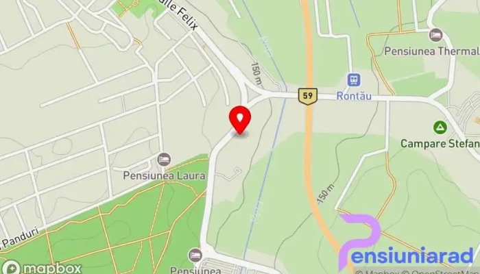hartă a Vila Carlos Bed & Breakfast în Sânmartin