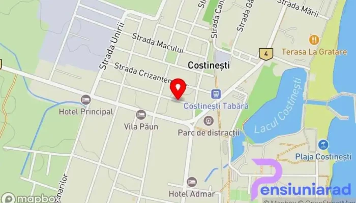 Vila Cornelius Costinesti -  Hartă - Costinești