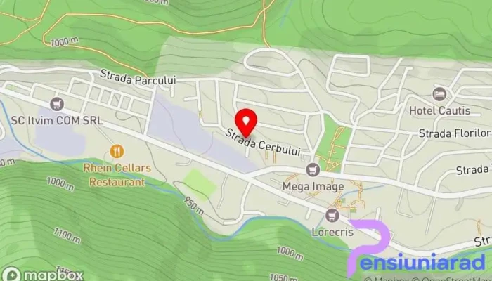 hartă a Vila La Gabi Hotel, Vilă în Azuga