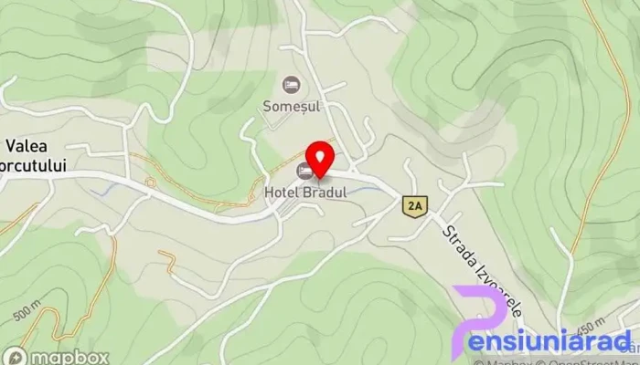 hartă a Vila Luminița Pensiune, Vilă în Sângeorz-Băi