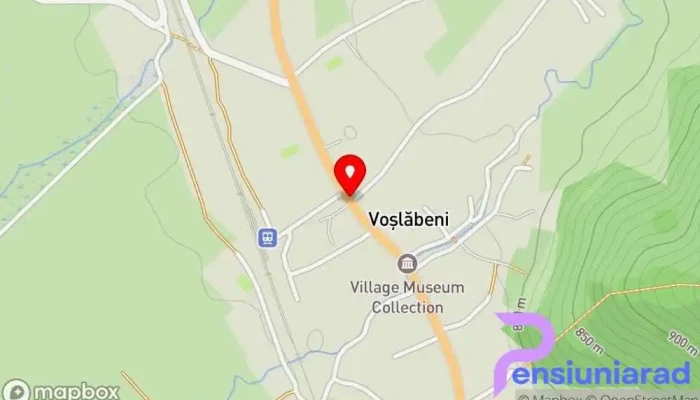Voslobeni Hartă - Voșlobeni