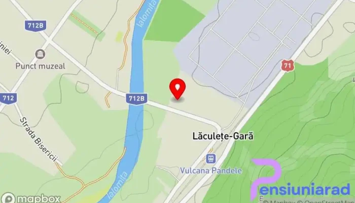 Vulcana Pandele -  Hartă - Vulcana-pandele